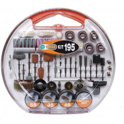 KIT 195 ACCESORIOS MULTIHERRAMIENTAS PG-195A