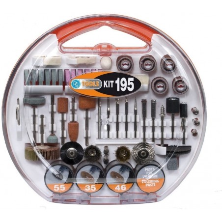 KIT 195 ACCESORIOS MULTIHERRAMIENTAS PG-195A