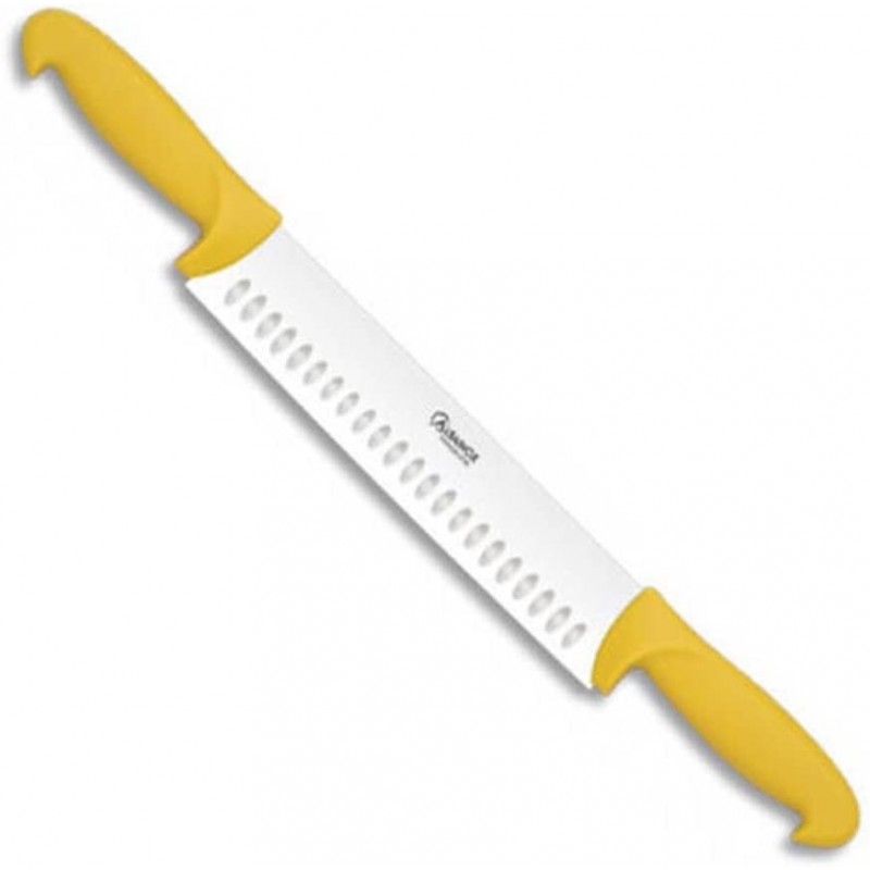 CUCHILLO QUESERO DOBLE MANGO 25CM.