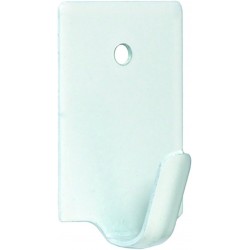 MINI PERCHA ADHESIVA BLANCA