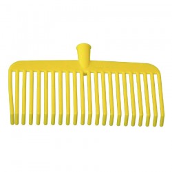 RASTRILLO PLASTICO AMARILLO