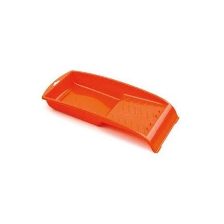 CUBETA PINTOR PLASTICO PEQUEÑA NARANJA MINI 11 CM.